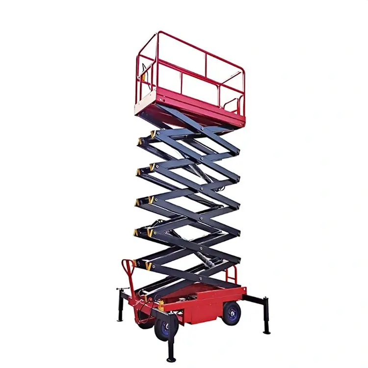 Мобильный ножничный подъемник